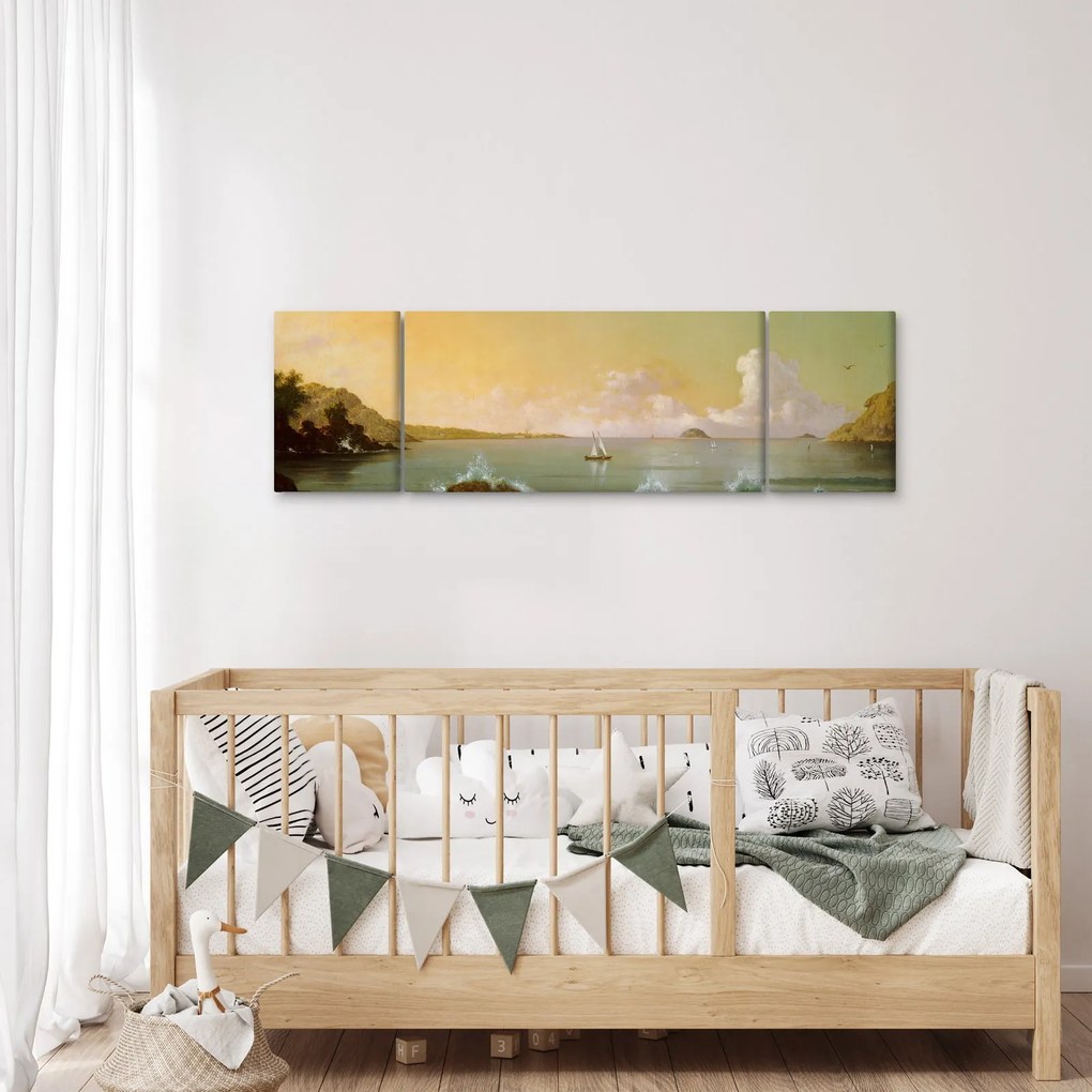 Obraz - Martin Johnson Heade, Rio de Janeiro Bay, reprodukcje (170x50 cm)
