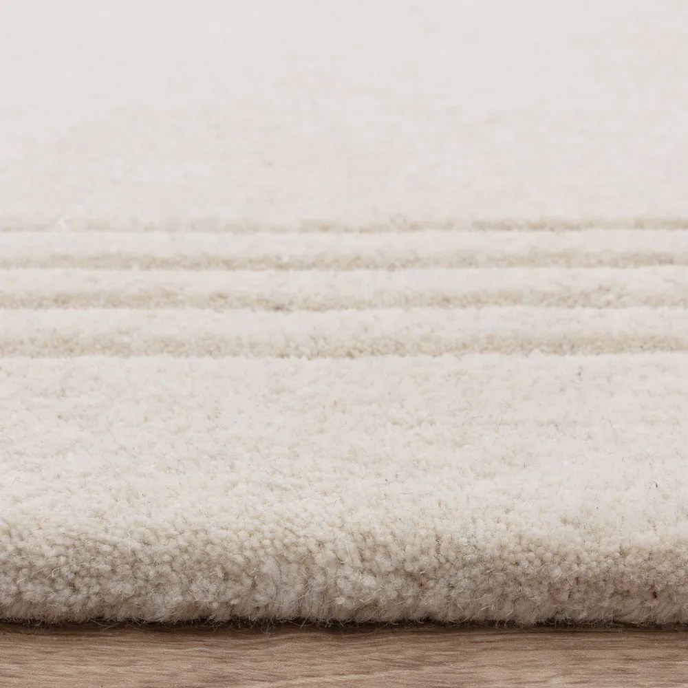 Wełniany dywan tkany ręcznie w kolorze kości słoniowej 160x230 cm Orlo Ivory – Asiatic Carpets