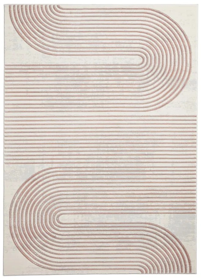 Różowo-jasnoszary dywan 80x150 cm Apollo – Think Rugs