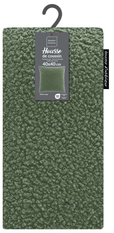 Poszewka na poduszkę z materiału sherpa 40x40 cm Woolen – douceur d'intérieur