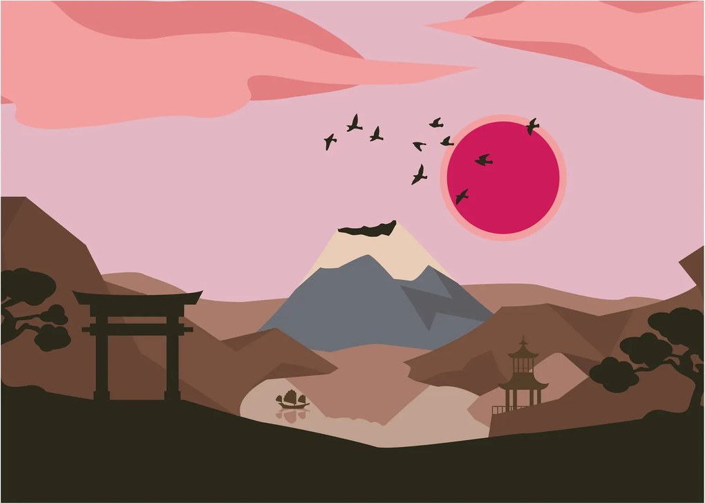 Obraz - Japonia N⁰2 (70x50 cm)
