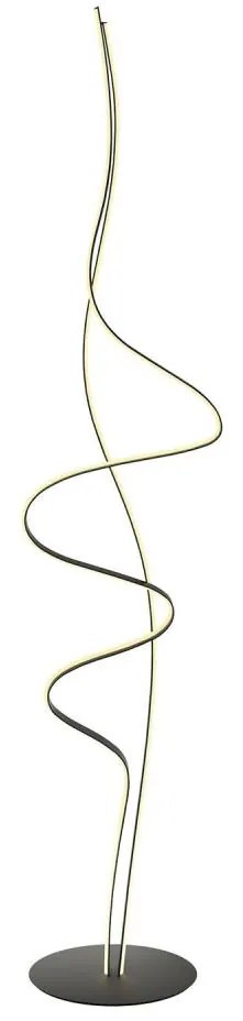 Redo 01-3626 - LED ściemnialna lampa stojąca IMPULS LED/36W/230V czarna