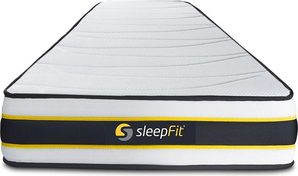 Materac FLEXY 105x190cm, Grubosc : 22 cm, sprezyny kieszeniowe i pianka z pamiecia ksztaltu, Wysoki, 3 strefy komfortu