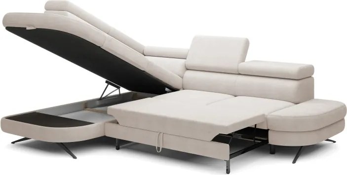 Narożnik OTIS L Lewostronny Regulowane Zagłówki WERSAL