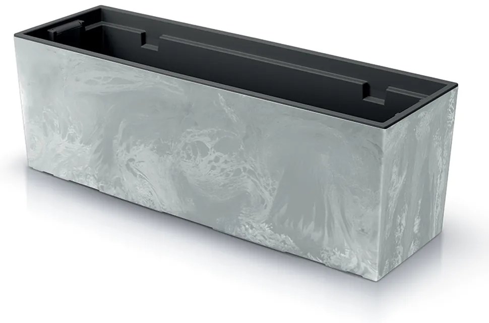 Doniczka ogrodowa 77 x 23,5 x 24,6 cm Urbi Case Beton Effect beton PROSPERPLAST