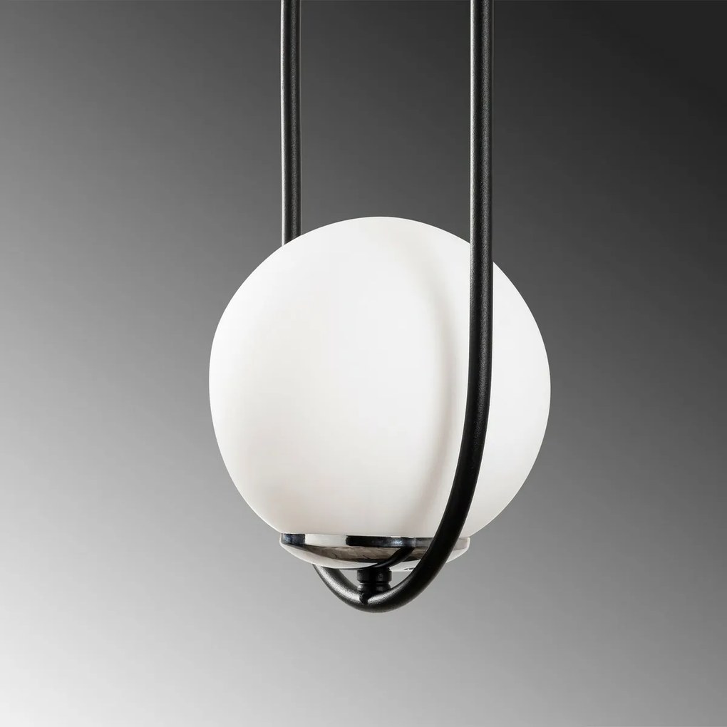 Lampa wisząca Mudoni - MR - 837, czarno-biała
