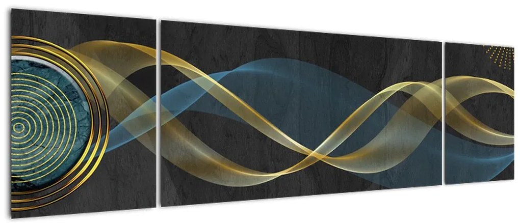 Obraz - Abstrakcja (170x50 cm)