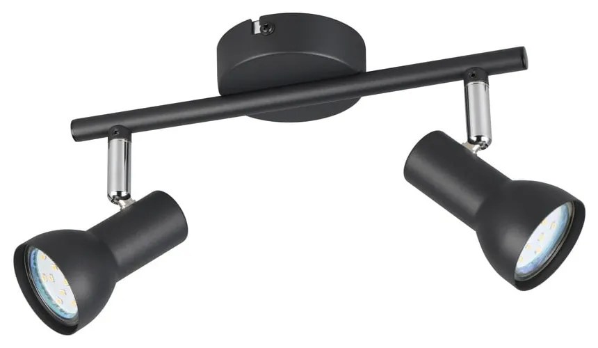Czarna lampa punktowa ø 8 cm Cantar – Trio