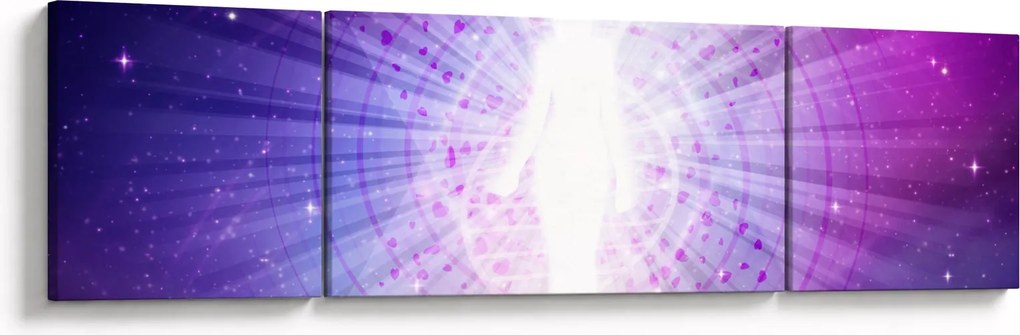 Abstrakcyjny obraz - Kobieta (170x50 cm)