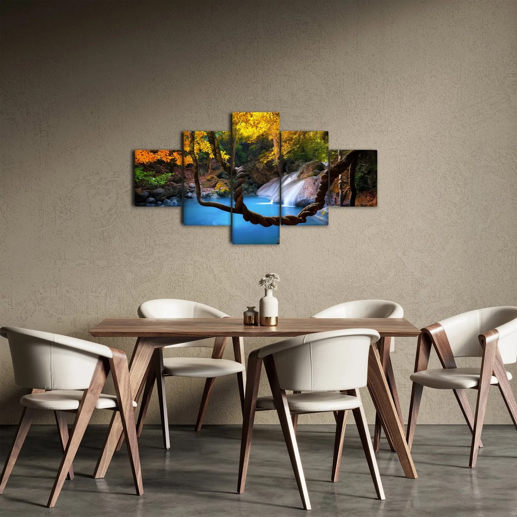 Obraz - Wodospady w Azji (125x70 cm)