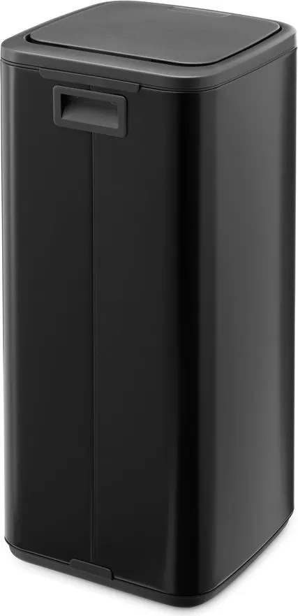Stalowy kosz na śmieci otwierany na dotyk w kolorze matowej czerni 30 l Bo Touch – Brabantia