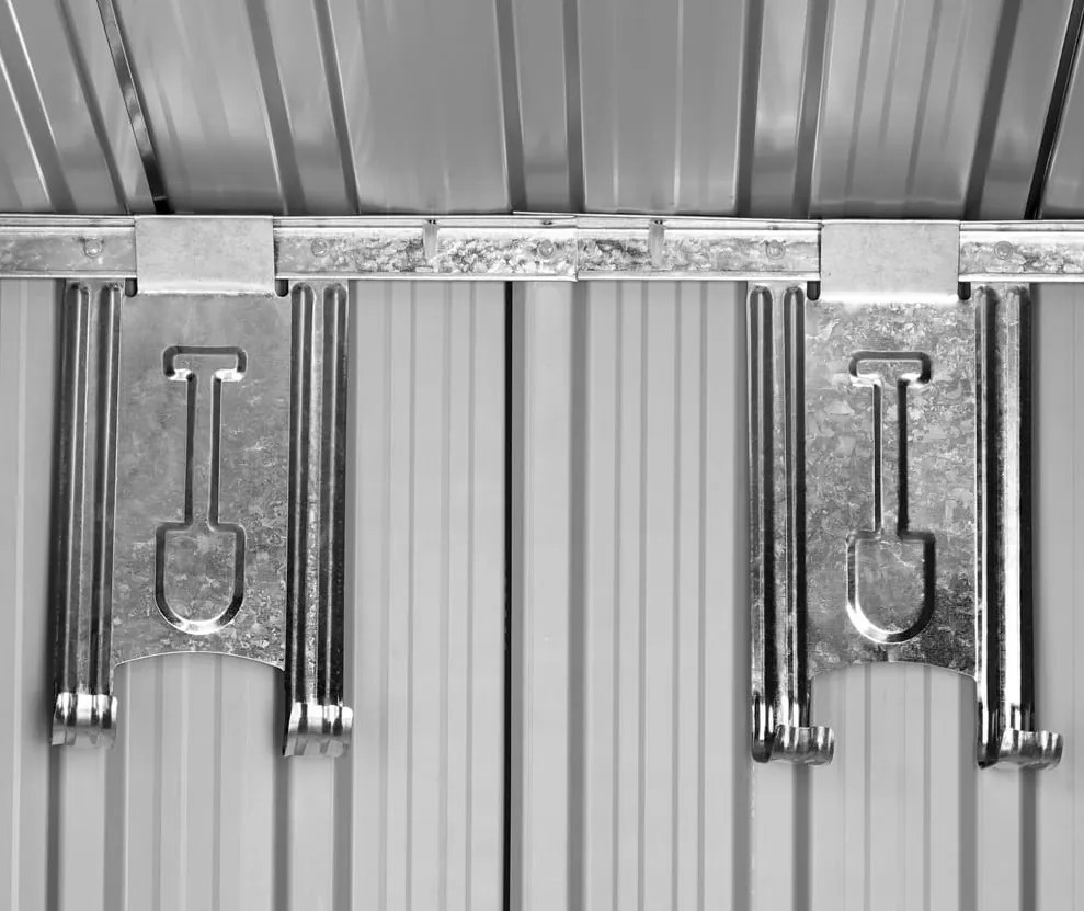 Domek narzędziowy L do ogrodu zielony Gardebruk