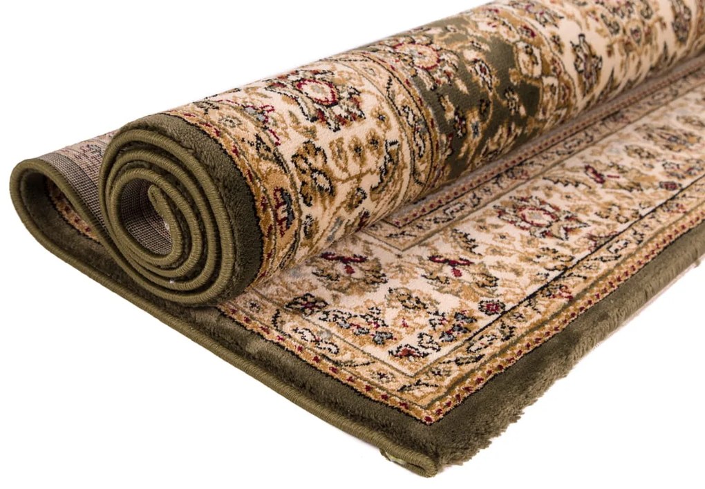 Dywan klasyczny Venezia Ornament Kremowo Zielony 300 cm x 400