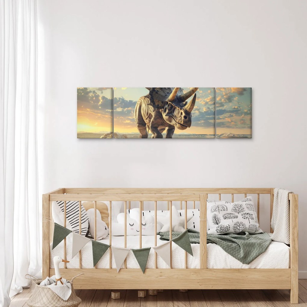 Obraz - Triceratops (170x50 cm)