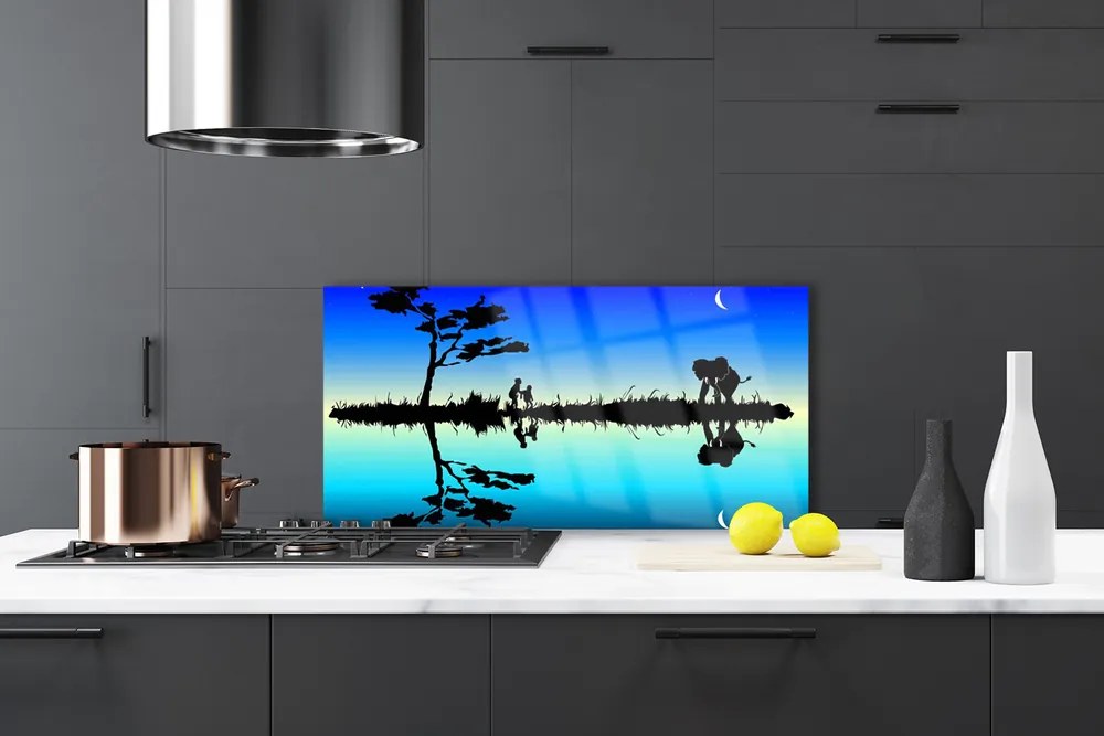 Panel Kuchenny Geometryczna Abstrakcja Form