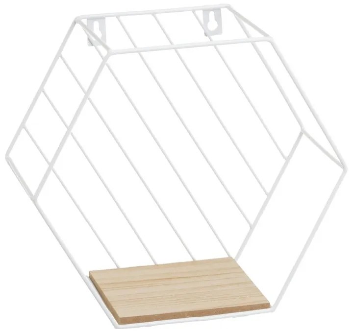 Biało-naturalne półki zestaw 3 szt. 31 cm – Casa Selección