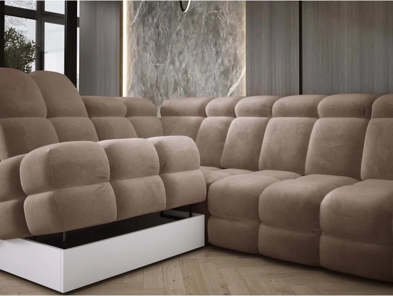 Narożnik TOLLO L Lewostronny Elektryczna regulacja Salvador 03 WERSAL