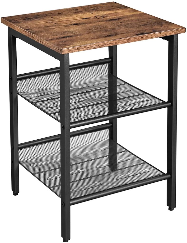 Brązowy stolik pomocniczy TAYLOR