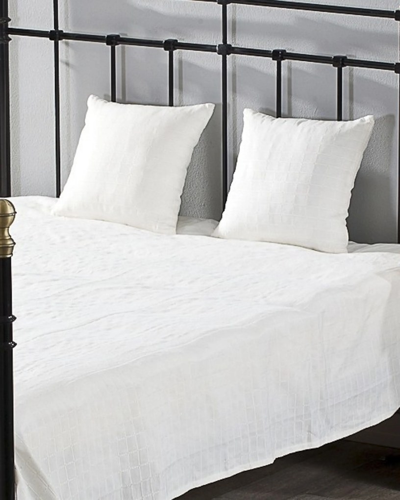 Komplet Milena white 180x260cm pled + 2 poszewki -50%