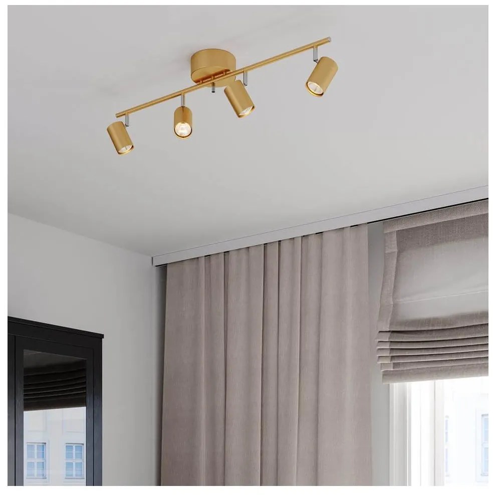 ByRydens 4200720-6501 - Oświetlenie punktowe CORRECT 4xGU10/7W/230V złoty