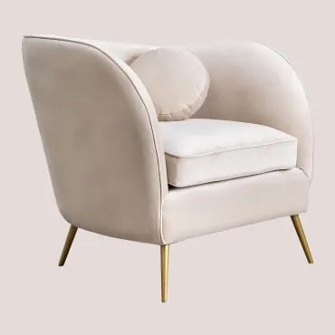 Fotel Clovys Pszenica Brązowa - Sklum