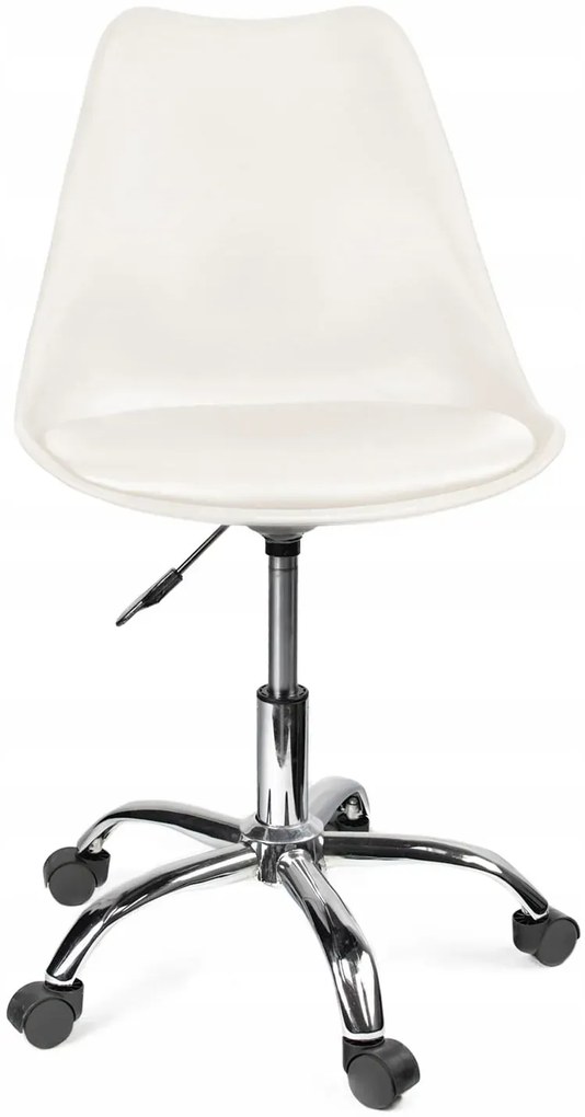 Krzesło do biurka białe - Tunier 3X
