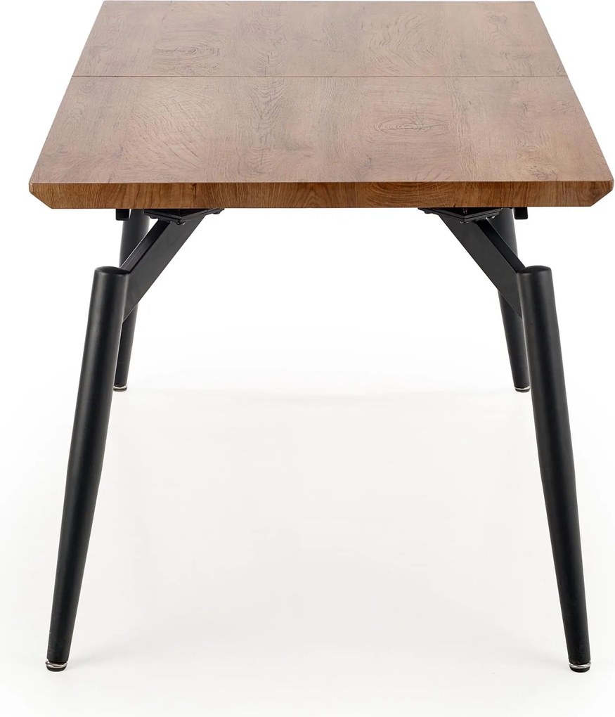 Loftowy stół z rozkładanym blatem na czterech nogach Cambell