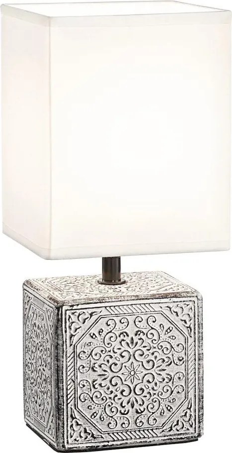 Ideal Lux - Lampa stołowa KALI 1xE14/40W/230V biała/szara