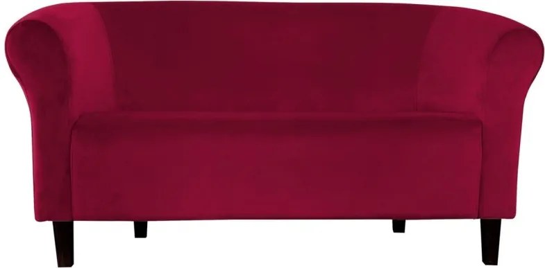 Sofa Milo tkanina Welur wygodna sofa tapicerowana do salonu i poczekalni : Kolor nogi - Venge, Kolor tkaniny - VELVET - MG31, Typ tkaniny - Velvet, Wysokość nogi - 15 cm