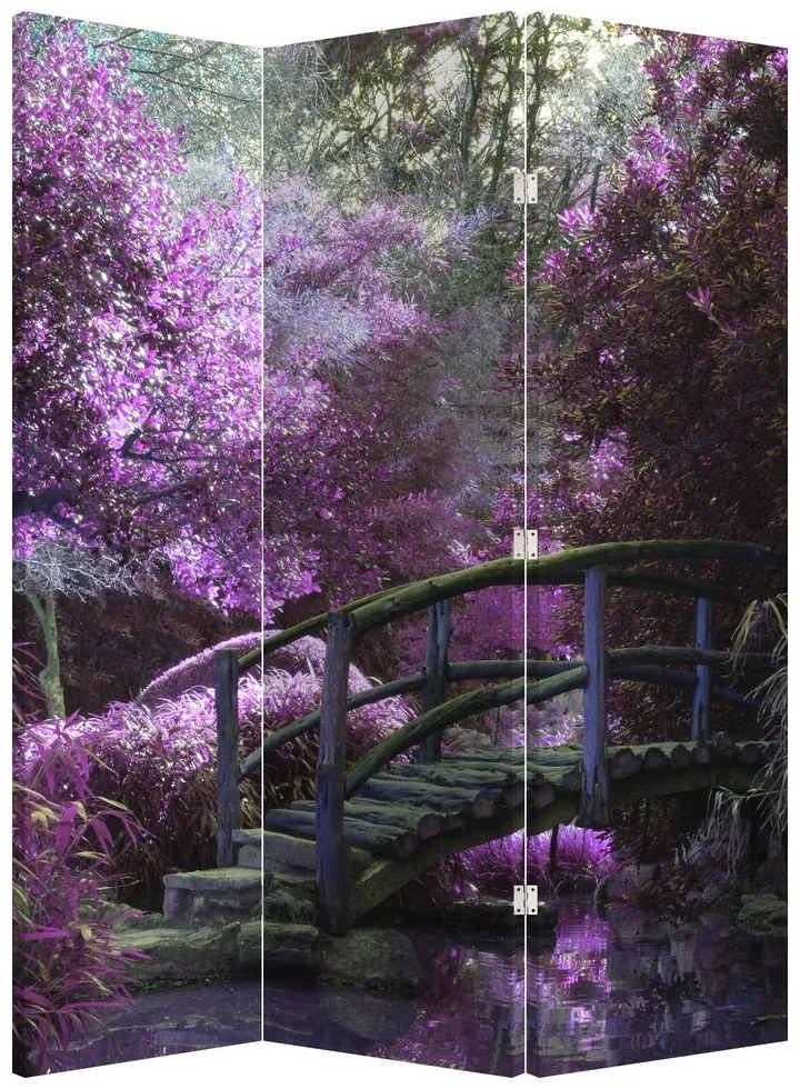 Parawan - Fioletowe drzewa (126x170 cm)