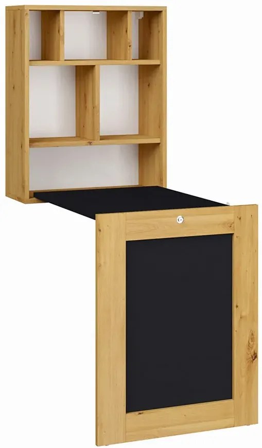 Składane biurko dziecięce dąb artisan - Fires