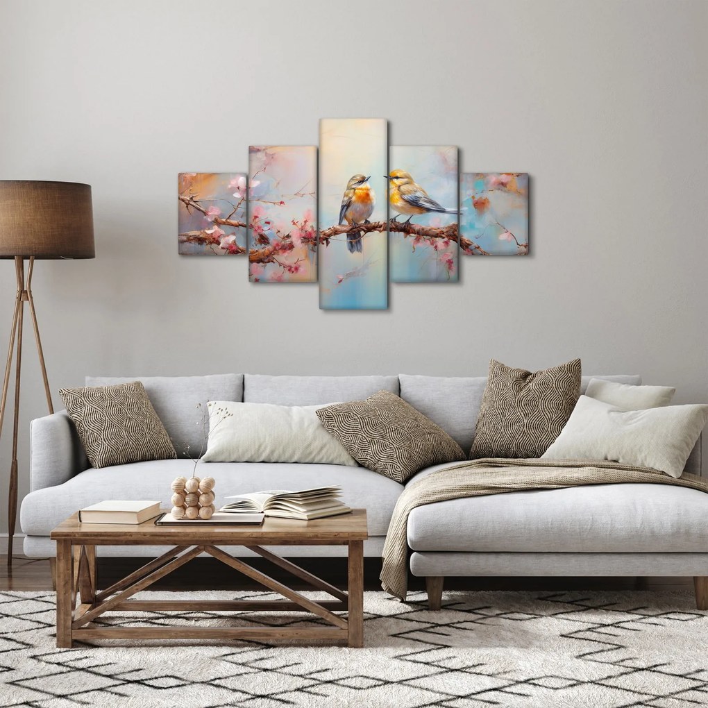 Obraz - Gołąbki (125x70 cm)