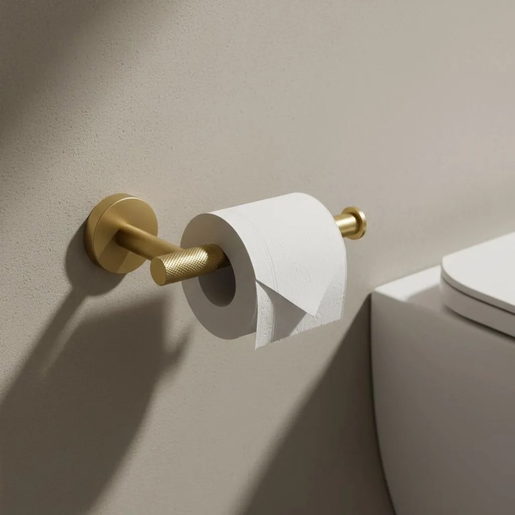 Uchwyt na papier toaletowy 5709 Galo Złoty Szczotkowany