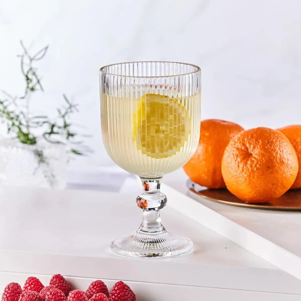 Altom Szklanka na nóżce Selena, 370 ml, zestaw 6 sztuk