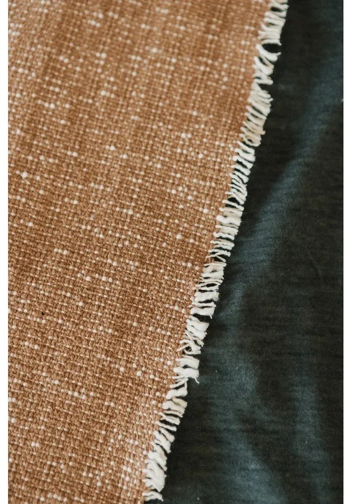 Bawełniany koc w kolorze ochry 130x180 cm Handloom – Lorena Canals