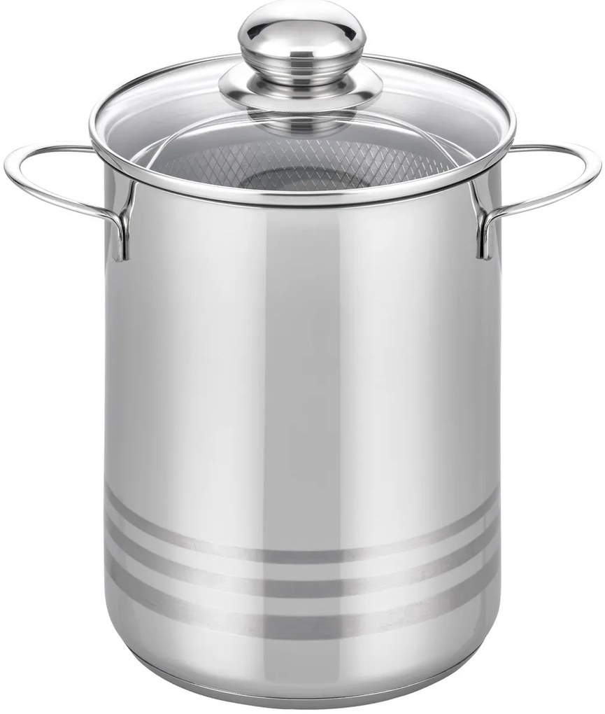 Elo 22616 Basic Garnek do szparagów ze stalinierdzewnej Brillant 16 cm, 4 l