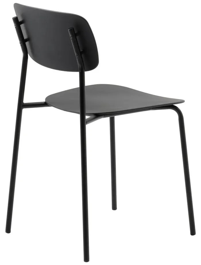 Czarne krzesła zestaw 2 szt. Kirkland – Unique Furniture