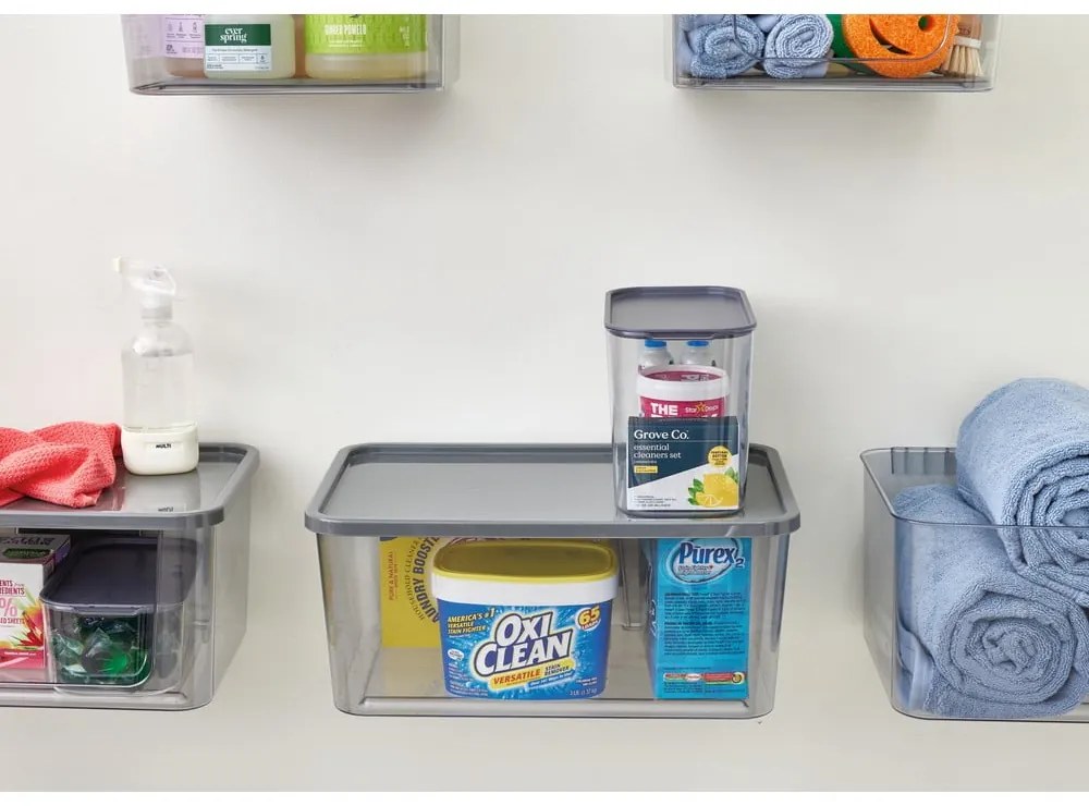 Pojemnik ścienny z plastiku z recyklingu iD Wallspace – iDesign