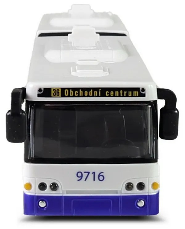 Autobus przegubowy Rappa niebieski, 36 cm