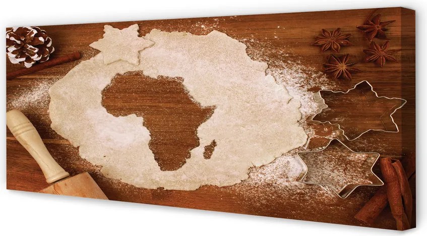 Zdjęcie na płótnie Afrykańska Kuchnia: Ciasto i Wałek