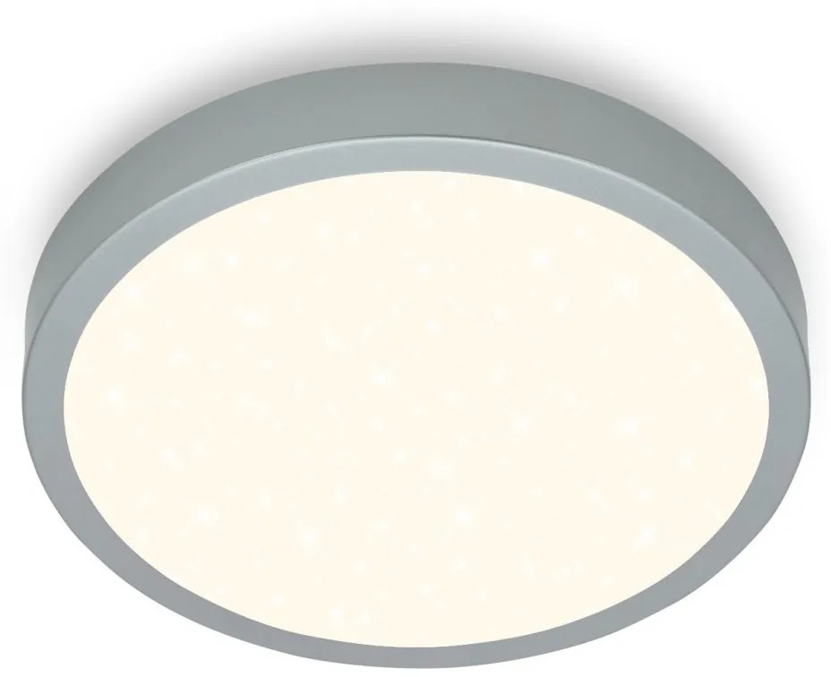 Briloner 3704-014-LED Plafon ściemnialny RUNA LED/22W/230V srebrny+pilot