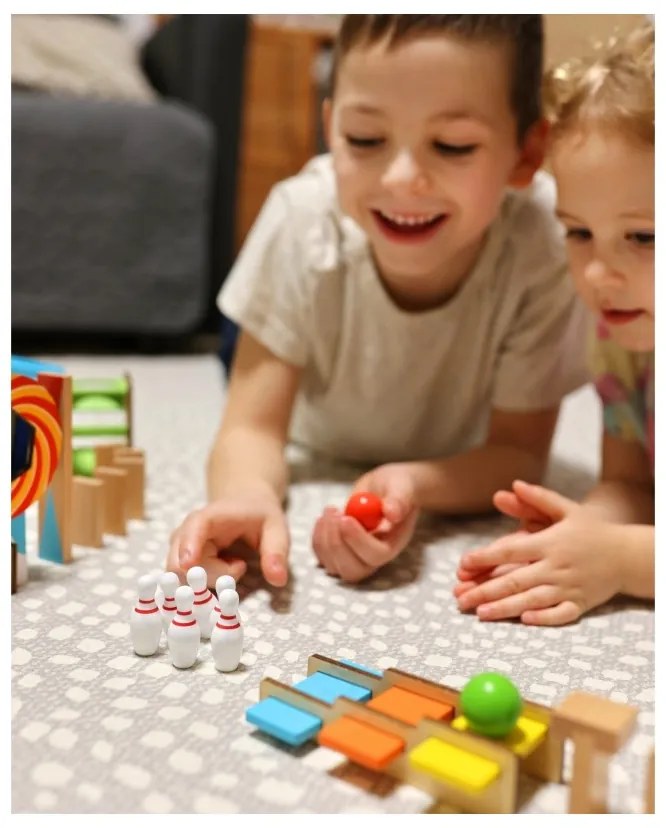 Tooky toy tor kulkowy kulodrom domino