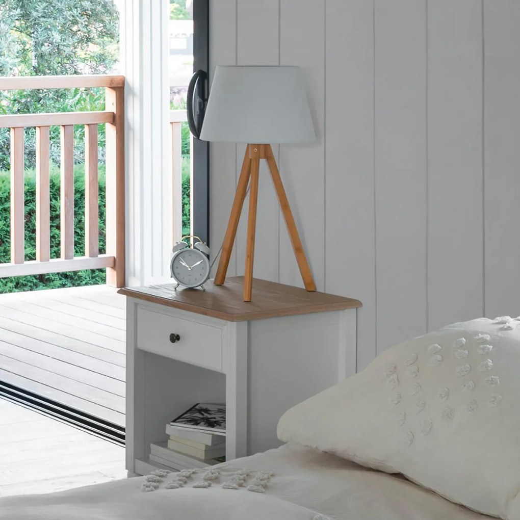 Stolik nocny z szufladą SOLEN, wys. 61 cm