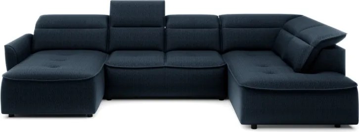 Narożnik MURILLO XL z elektryczną regulacją siedziska Prawostronny w tkaninie VOUGE 13 WERSAL