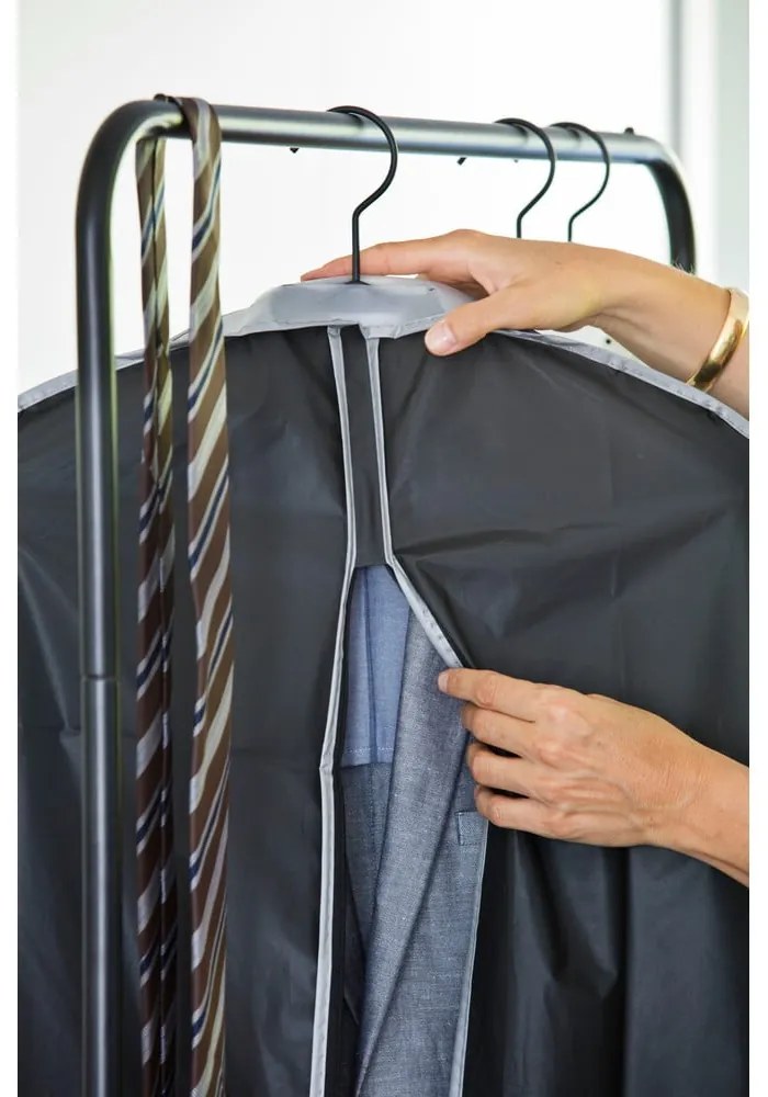 Czarny wiszący pokrowiec na ubrania Compactor Suit Bag