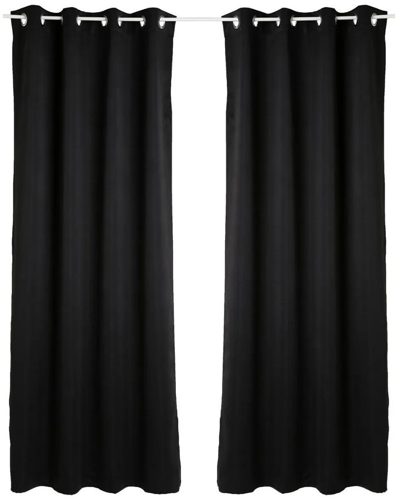 Zasłona zaciemniająca na przelotkach 135 x 240 cm, 2 sztuki w komplecie