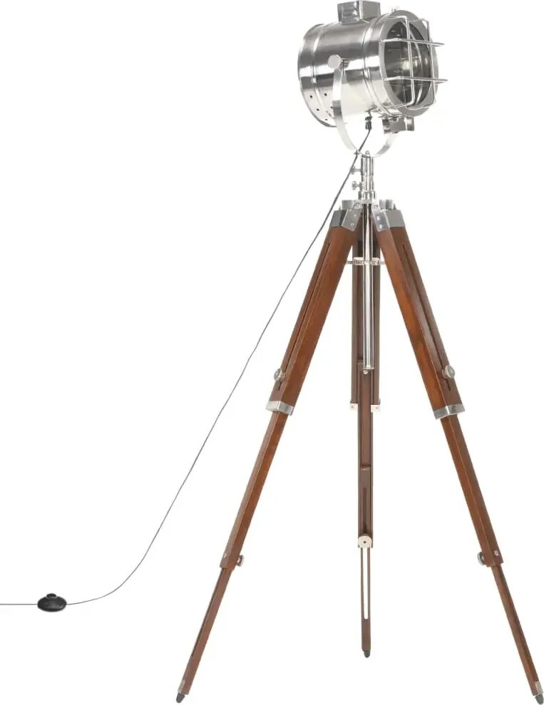 Brązowa lampa podłogowa regulowana - EX193 P1-B46