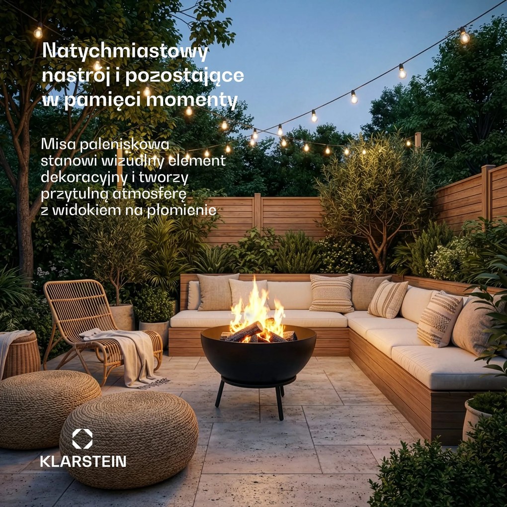 Klarstein Fireball Misa paleniskowa 66 cm