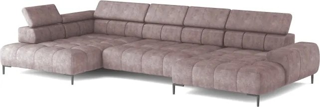 Narożnik PLAZA XL Lewostronny Elektryczna regulacja Tkanina MONOLITH 62 WERSAL