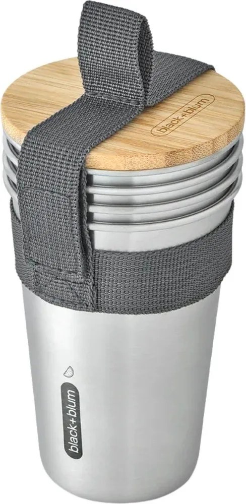 Kubek podróżny ze stali nierdzewnej w kolorze srebra 500 ml – Black + Blum